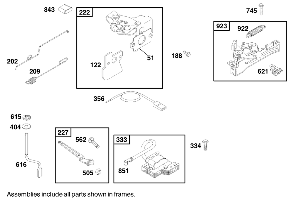 Engine Gts 200 Diagram and Parts List for 9900001 - 9999999 Toro Lawn Mower