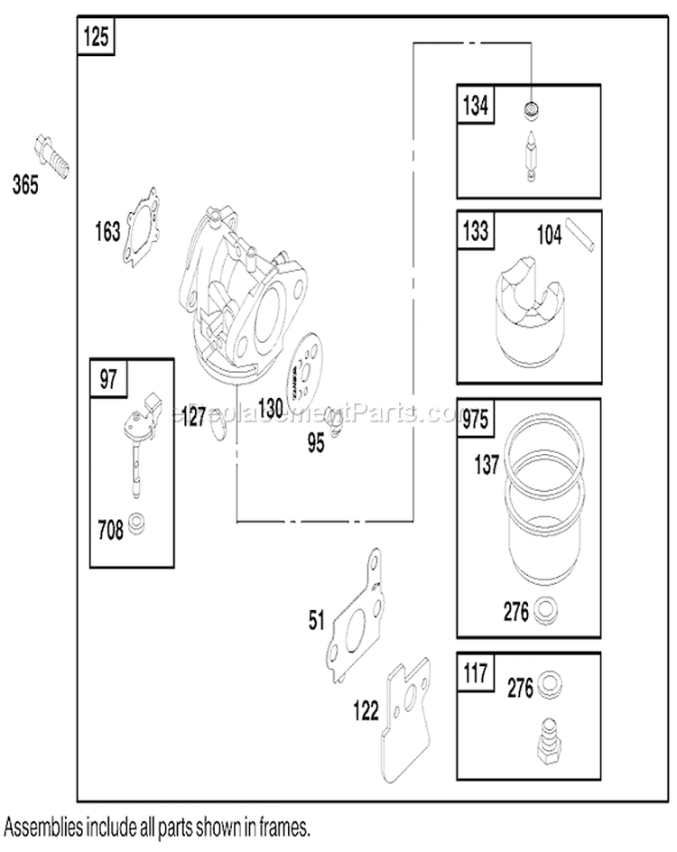 Page F Diagram and Parts List for 9900001-9999999 - 1999 Toro