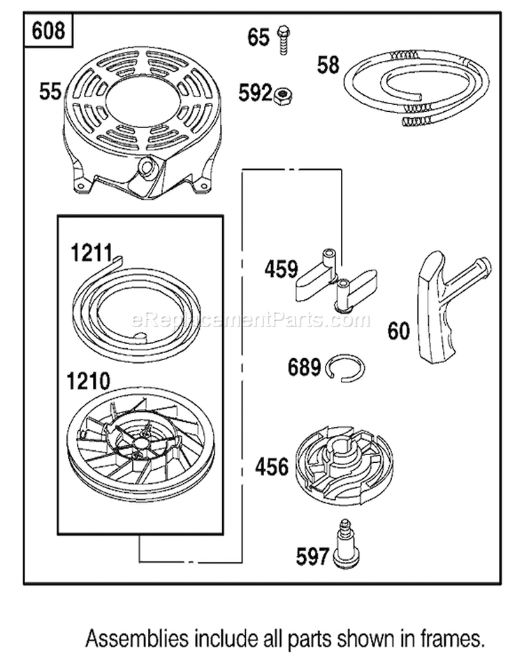 Page I Diagram and Parts List for 210000001-210999999 - 2001 Toro Lawn Mower