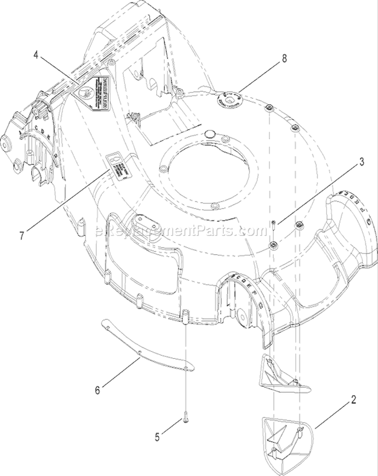Page R Diagram and Parts List for 270000001-270999999 - 2007 Toro