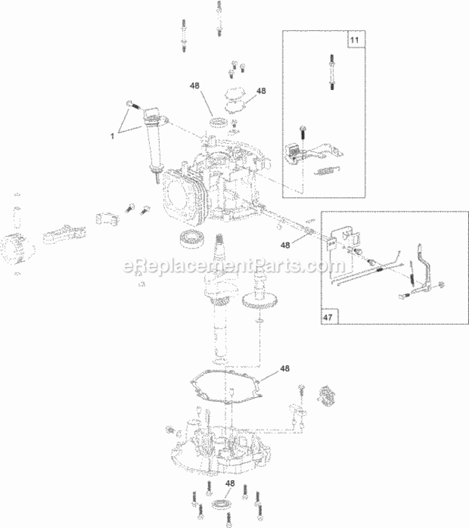 Dipstick_Brake_And_Governor_Arm_Assembly Diagram and Parts List for 314000001 - 314999999 Toro Lawn Mower