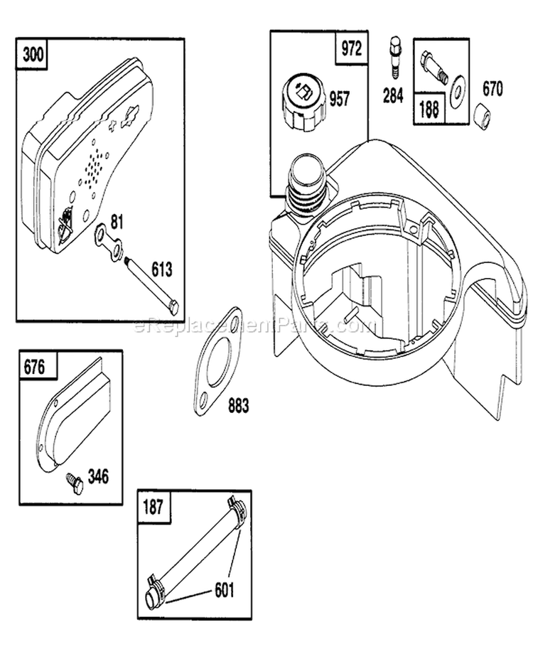Page N Diagram and Parts List for 6900001-6999999 - 1996 Toro Lawn Mower
