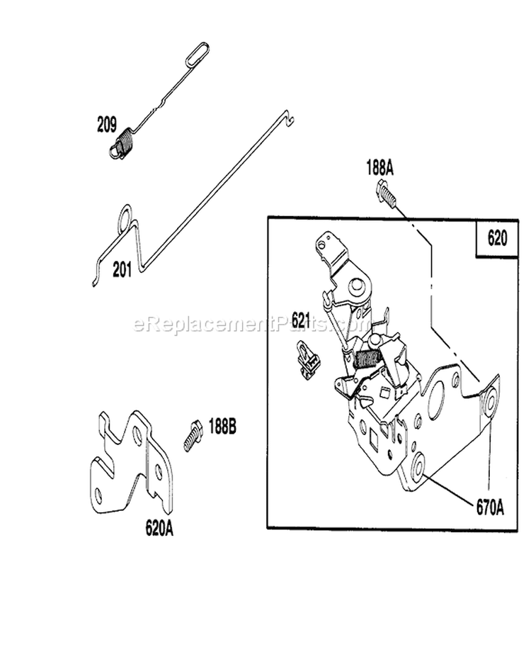 Page X Diagram and Parts List for 6900001-6999999 - 1996 Toro Lawn Mower