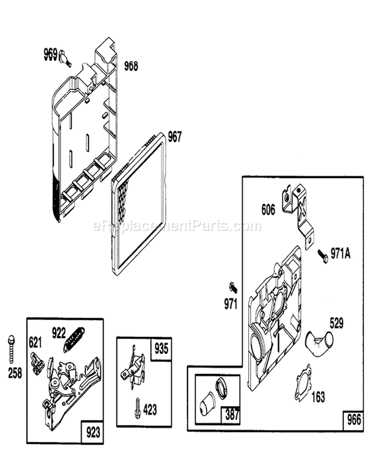 Page AA Diagram and Parts List for 6900001-6999999 - 1996 Toro Lawn Mower