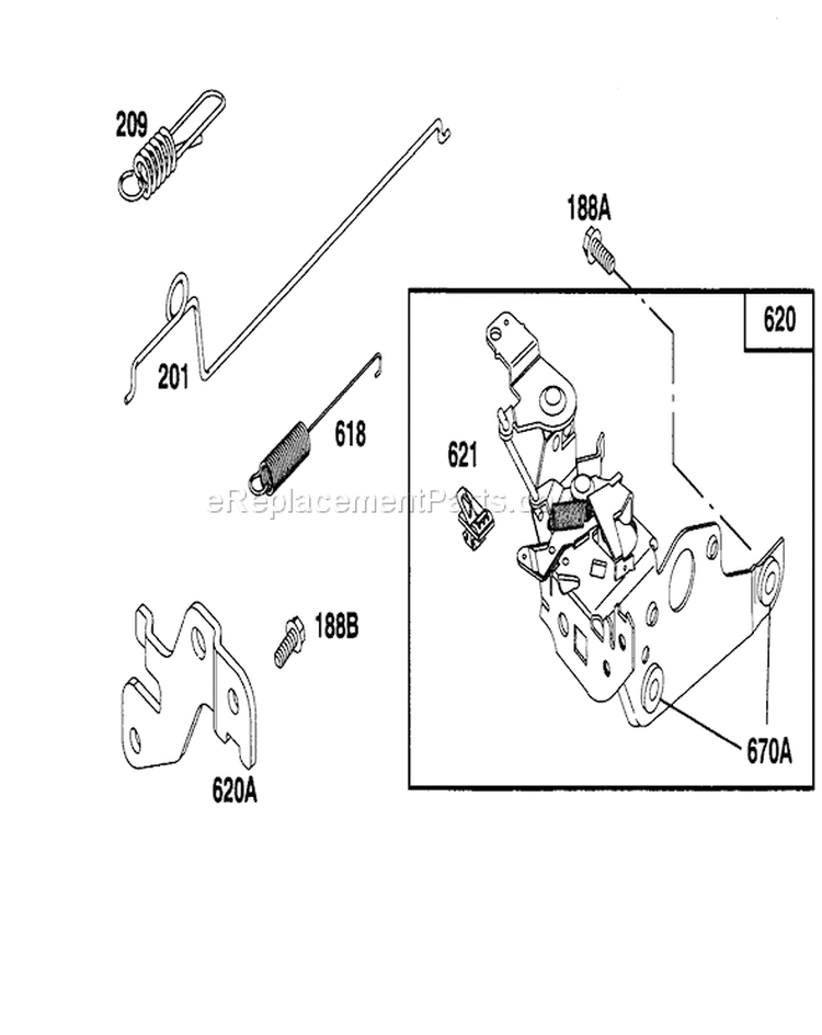 Page F Diagram and Parts List for 6900001-6999999 - 1996 Toro Lawn Mower