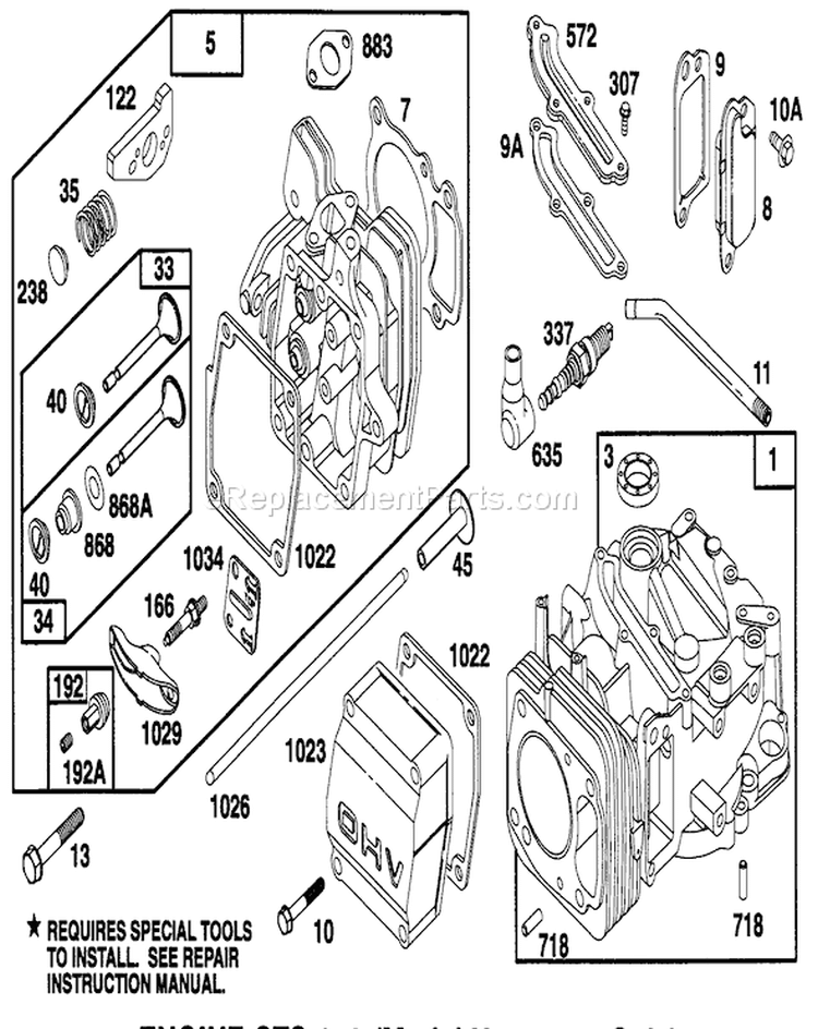 Page K Diagram and Parts List for 5900001-5999999 - 1995 Toro Lawn Mower