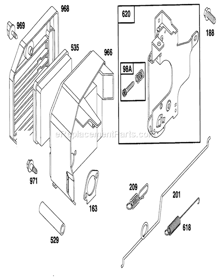 Page N Diagram and Parts List for 5900001-5999999 - 1995 Toro Lawn Mower