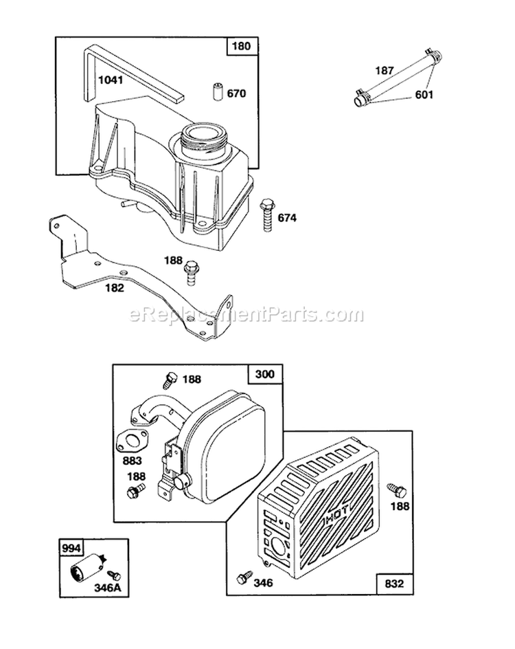 Page W Diagram and Parts List for 5900001-5999999 - 1995 Toro Lawn Mower