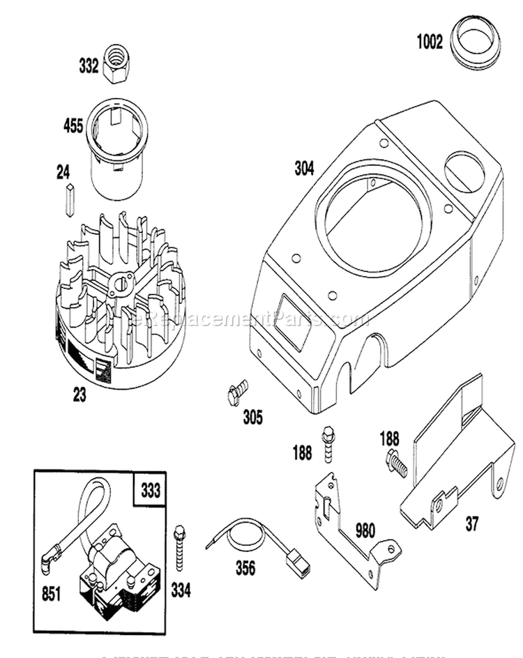 Page H Diagram and Parts List for 5900001-5999999 - 1995 Toro Lawn Mower