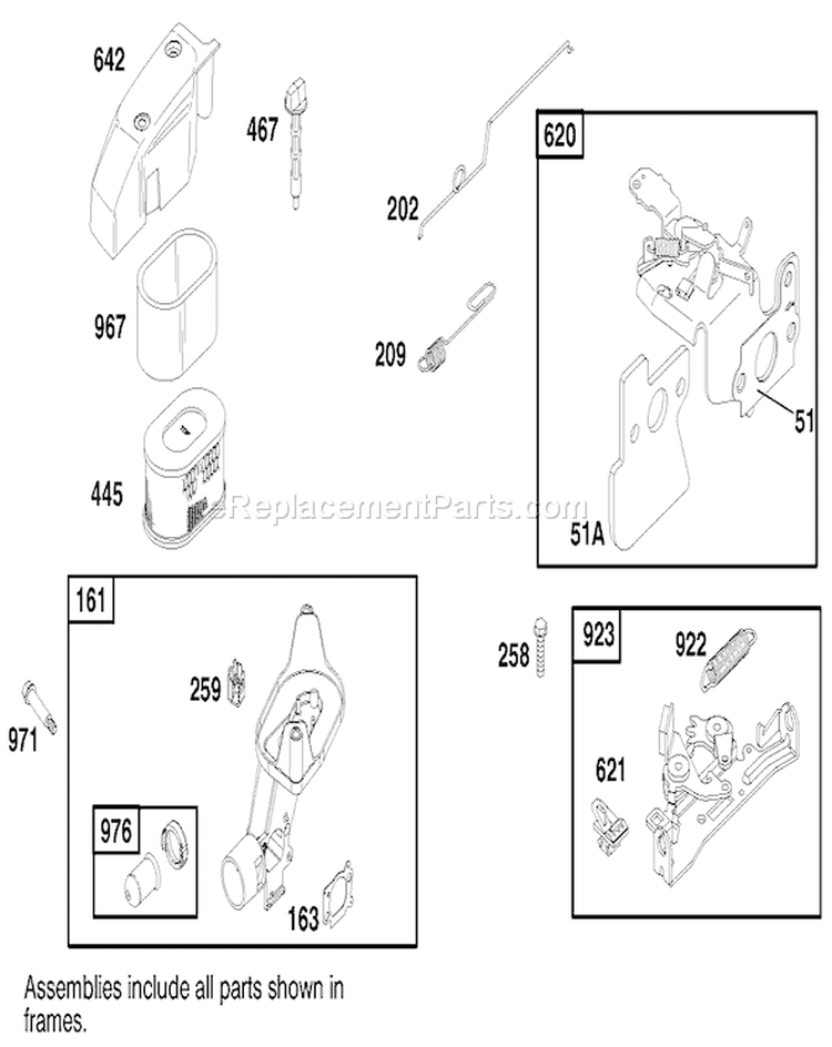 Page F Diagram and Parts List for 8900001-8999999 - 1998 Toro Lawn Mower
