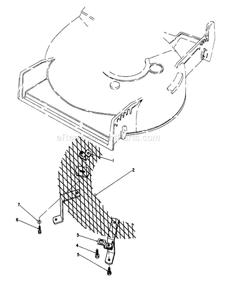 Leaf Shredder Kit Diagram and Parts List for 8000001-8999999 - 1988 Toro Lawn Mower