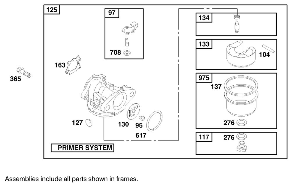 Engine Briggs & Stratton Model 12h802-1767-E1 Diagram and Parts List for 9900001 - 9999999 Toro Lawn Mower