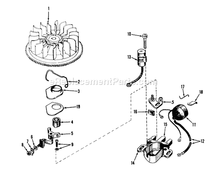 Page I Diagram and Parts List for 6000001-6999999 - 1976 Toro Snow Blower