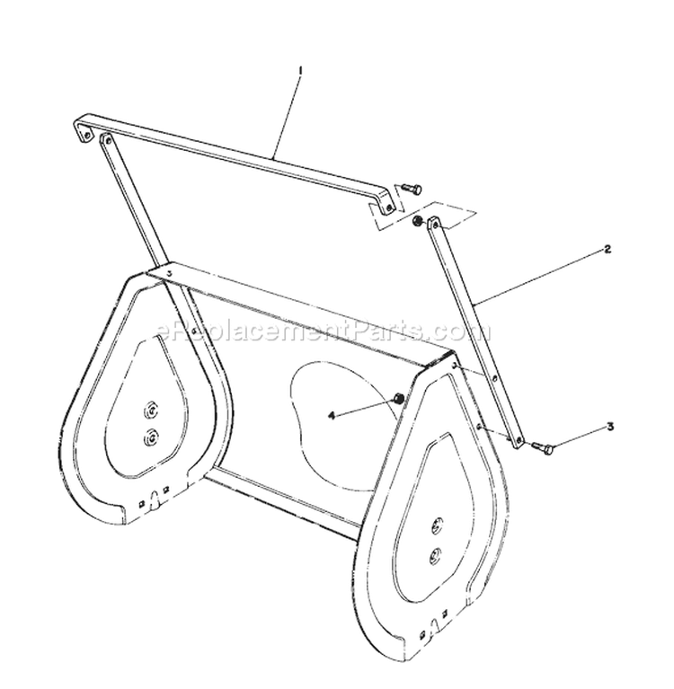Drift Breaker Diagram and Parts List for 6000001-6999999 - 1986 Toro Snow Blower