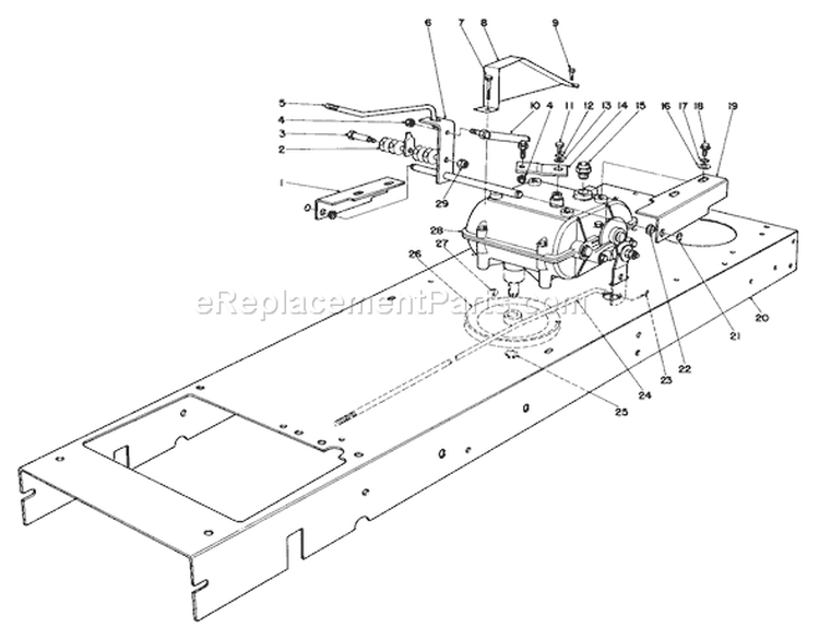 Page P Diagram and Parts List for 3000001-3999999 - 1983 Toro Lawn Tractor