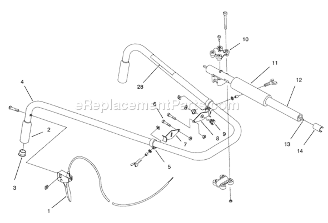 Page C Diagram and Parts List for 890000001-8999999991998 Toro Tiller