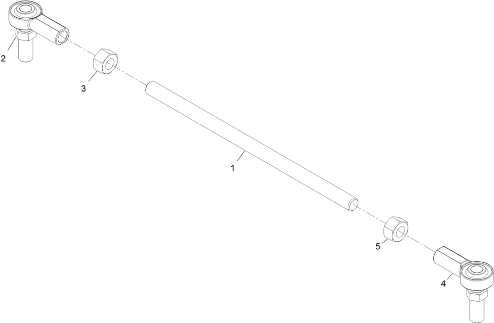 Steering Linkage Assembly Diagram and Parts List for 400000000-999999999 Toro Spreader