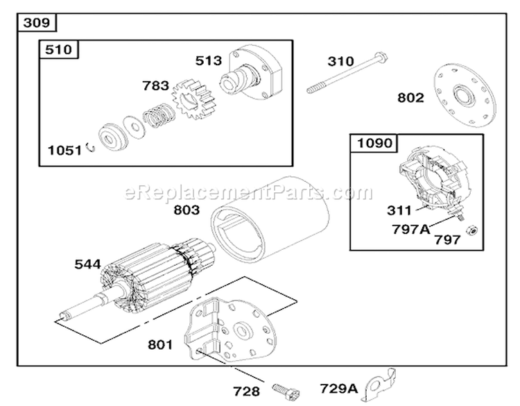 Engine Briggs & Stratton Model 28q777-0690-E1 Diagram and Parts List for 200000001-200999999 - 2000 Toro Lawn Tractor