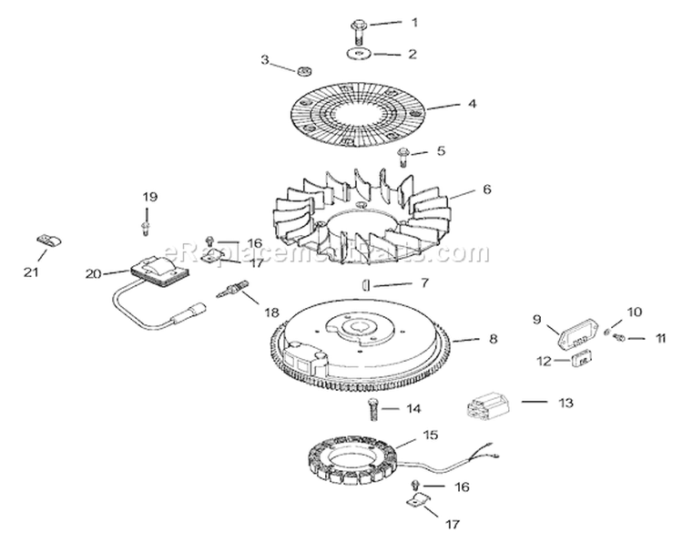Ignition/Electrical Diagram and Parts List for 230000001-230999999 - 2003 Toro Lawn Tractor