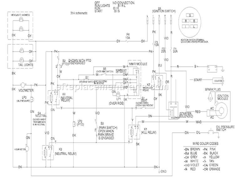 Page Q Diagram and Parts List for 200000001-200999999 - 2000 Toro Lawn Tractor