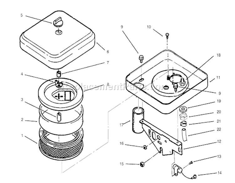 Page A Diagram and Parts List for 59000412-59002868 - 1995 Toro Lawn Tractor