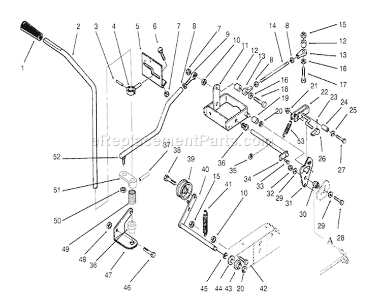 Page I Diagram and Parts List for 59000412-59002868 - 1995 Toro Lawn Tractor