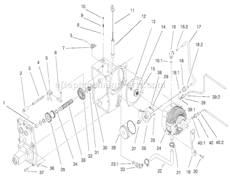 Page AA Diagram and Parts List for 200000001-200000200 - 2000 Toro Lawn Tractor