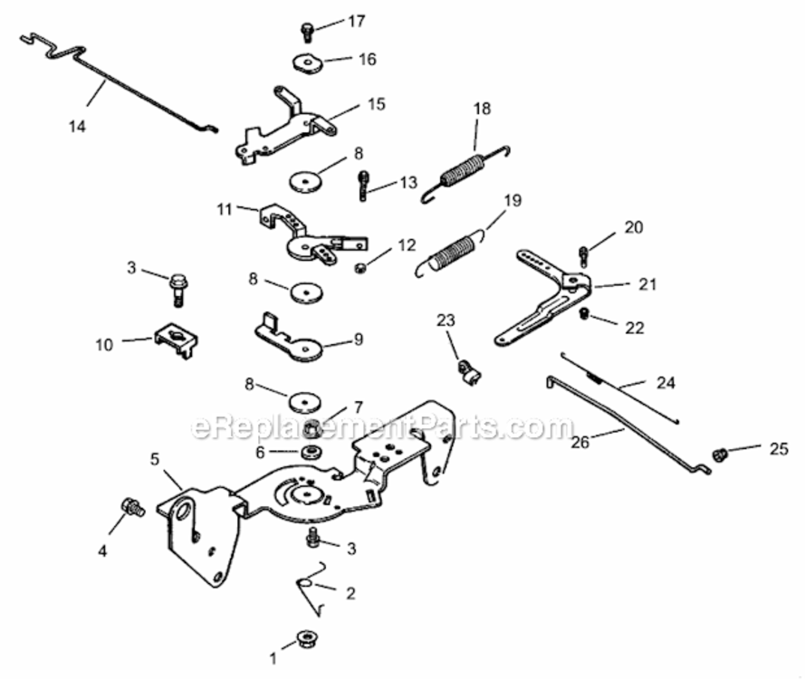 Engine_Control_Assembly__Group_9 Diagram and Parts List for 220000001-220999999 Toro Lawn Mower
