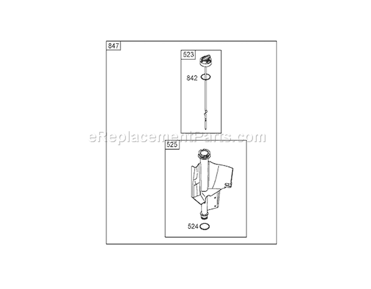 Oil Filter, Tube and Pump Assembly Diagram and Parts List for 250000001-250999999 - 2005 Toro