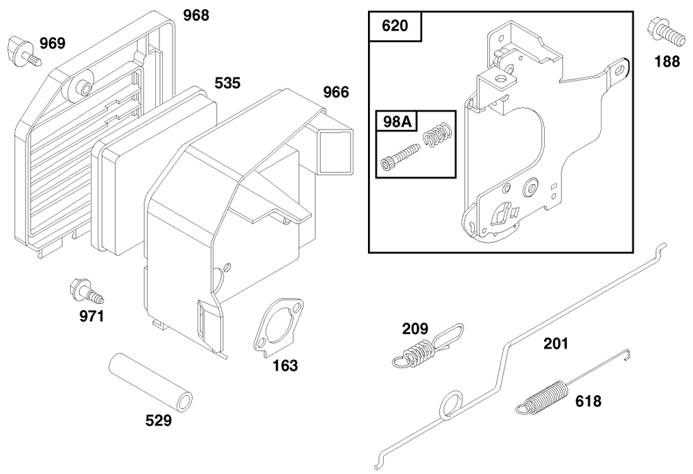Engine Gts 150 (Model No. 20475 Only) Diagram and Parts List for 6900001 - 6999999 Toro Lawn Mower