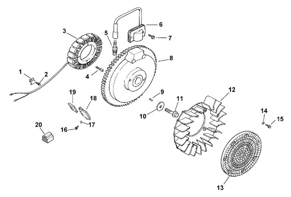 Ignition/Electrical Diagram and Parts List for 8900500 - 8999999 Toro Lawn Tractor