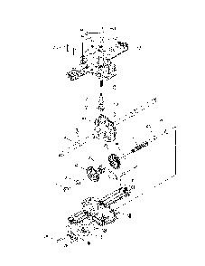 Differential Diagram and Parts List for  Toro Lawn Tractor