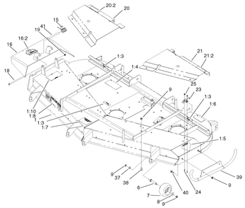 Part Location Diagram of 104-7772 Toro DISCONTINUED