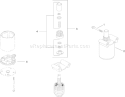 Starting System Assembly Diagram and Parts List for 1 - 2008 Toro Lawn Tractor