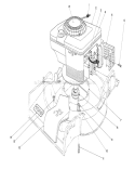 Engine Assembly Diagram and Parts List for 4900001-4999999 - 1994 Toro Lawn Mower