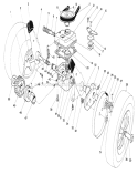 Gear Case Assembly Diagram and Parts List for 4900001-4999999 - 1994 Toro Lawn Mower
