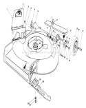 Housing Assembly Diagram and Parts List for 8000001-8007011 - 1988 Toro Lawn Mower