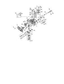 Lh Hydro Assembly Diagram and Parts List for 280000001-290999999 Toro Lawn Mower
