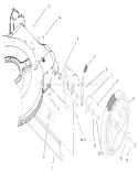 Rear Axle and High Wheel Assembly Diagram and Parts List for 220300001-220999999 - 2002 Toro Lawn Mower