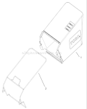 Rear Bag Assembly Diagram and Parts List for 220300001-220999999 - 2002 Toro Lawn Mower