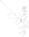 Transmission Assembly Diagram and Parts List for 250000001-250999999 - 2005 Toro Lawn Mower