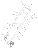 2 Bail Handle Assembly Diagram and Parts List for 230000001-230999999 - 2003 Toro