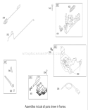 Governor Assembly Diagram and Parts List for 220000001-220999999 - 2002 Toro Lawn Mower