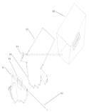 Rear Bagger Assembly Diagram and Parts List for 220000001-220999999 - 2002 Toro Lawn Mower