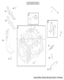 Cylinder Assembly Diagram and Parts List for 240000001-240999999 - 2004 Toro Lawn Mower