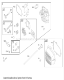Cylinder Head Assembly Diagram and Parts List for 240000001-240999999 - 2004 Toro Lawn Mower