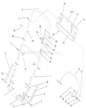 Part Location Diagram of 76-2712 Toro Control-speed, Ground