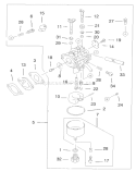 Part Location Diagram of 100-2620 Toro Float