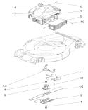 Engine Diagram and Parts List for 250000001-250999999 - 2005 Toro Lawn Mower