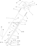 Part Location Diagram of 108-9452 Toro Hook-Rope, Displacement
